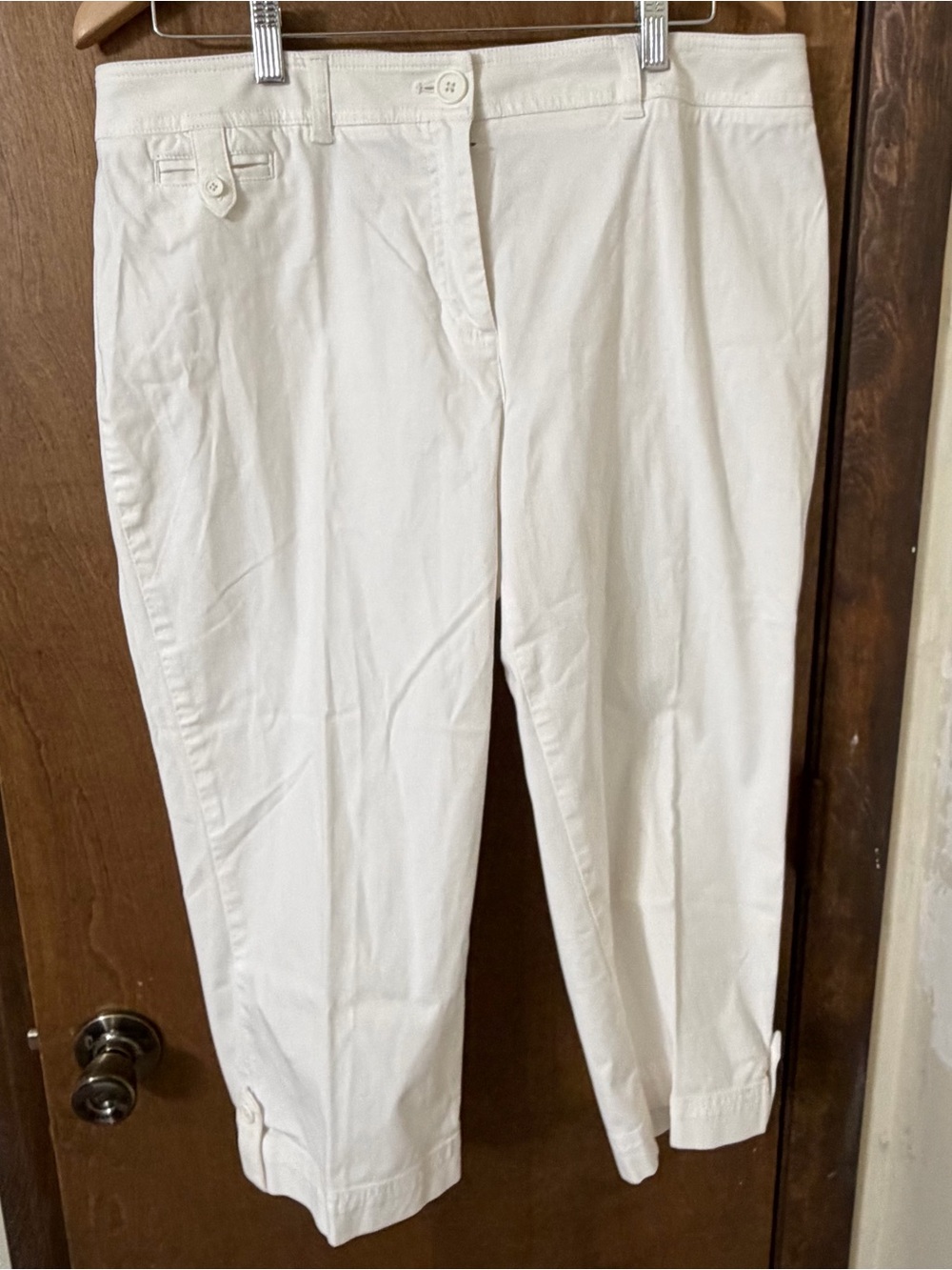 Jones New York 14  White Capri Pants - Cotton New without tag